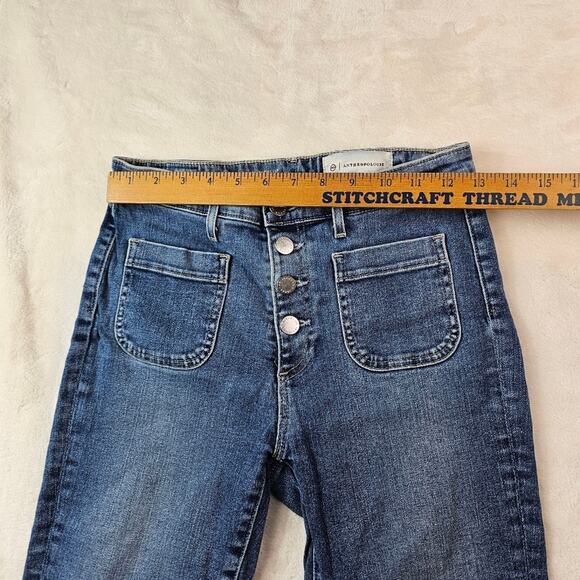 AG Anthropologie Adriano Goldschmied Jeans 27P Petite Front Pocket Button Up Fly - Picture 2 of 9